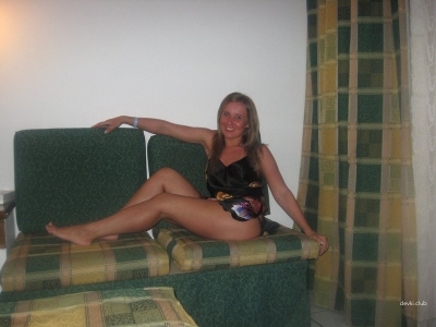 Photo of a sporty girl on vacation