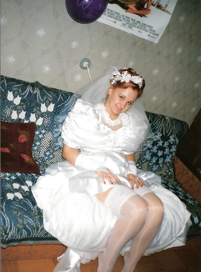 Svetlana shows herself on her wedding night